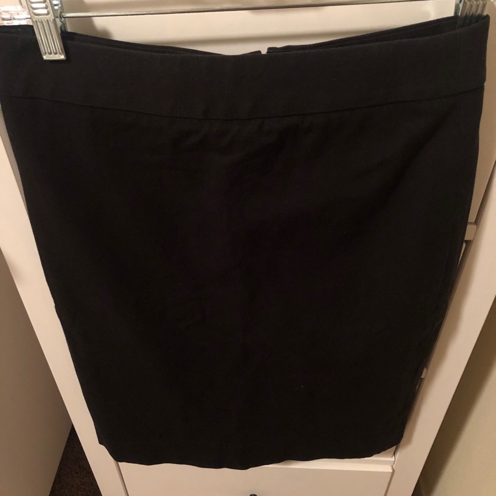 Black pencil skirt